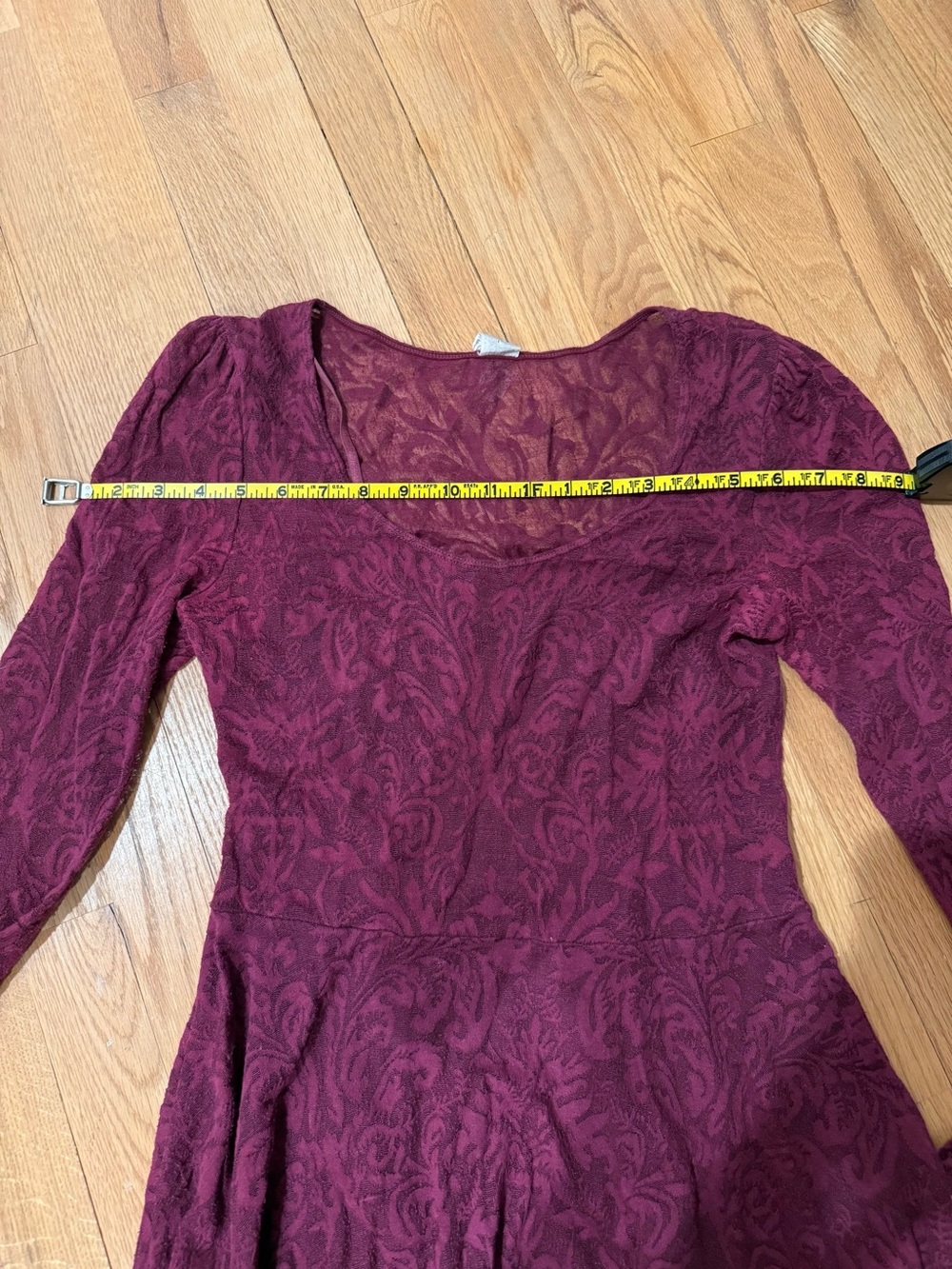 Free People magenta dress with attached slip - Picture 13 of 15